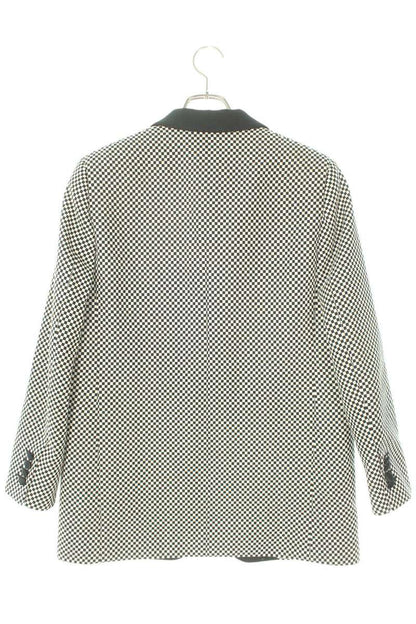 CELINE Shawl Collar Smoking Jacket Black/White Size XXL