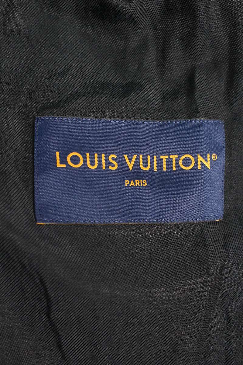 LOUISVUITTON 25SS Denim Boucle Collarless Jacket Size L