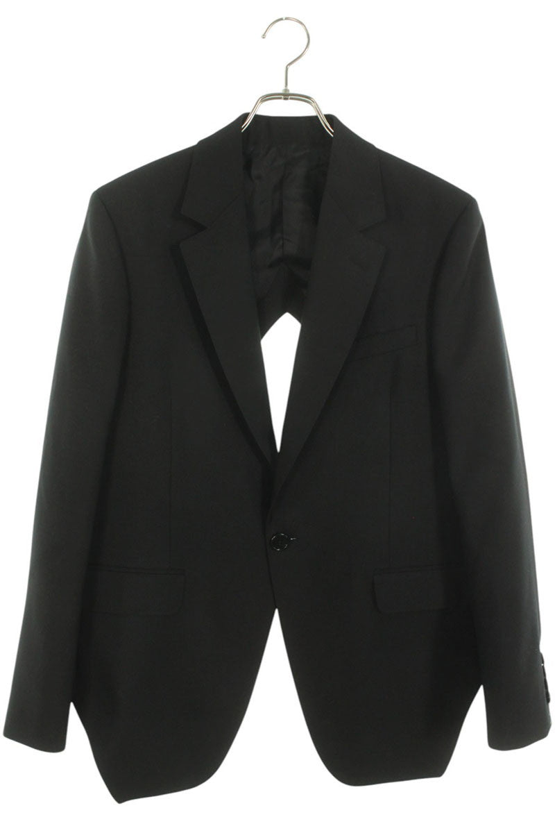 CELINE Diamond Back Boxy Tailored Jacket Black Size XS