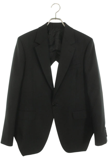 CELINE Diamond Back Boxy Tailored Jacket Black Size XS