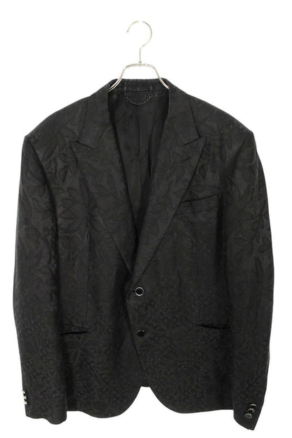 LOUISVUITTON Monogram Tailored Jacket Black Size XXL