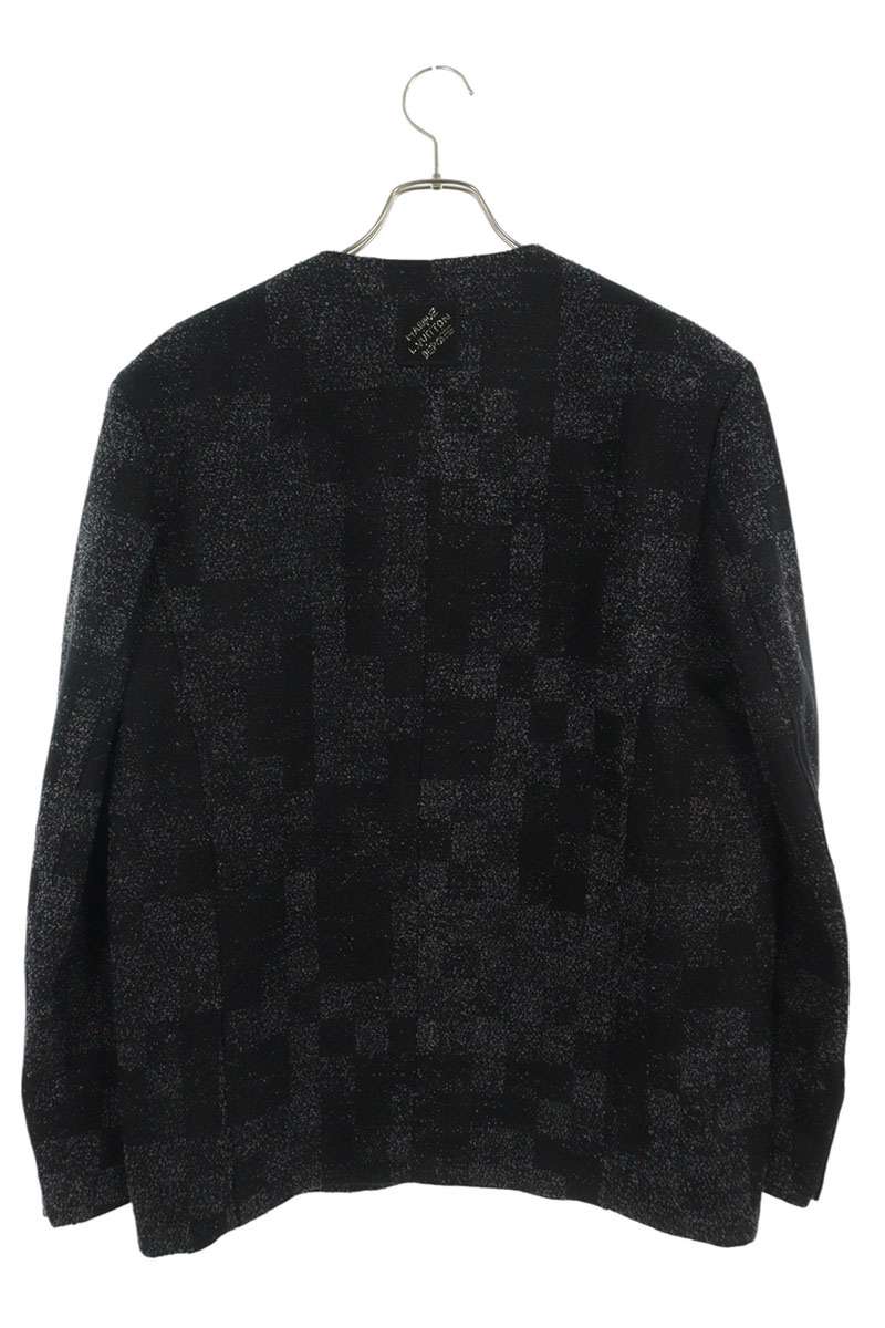 LOUISVUITTON 25SS Denim Boucle Collarless Black Size L