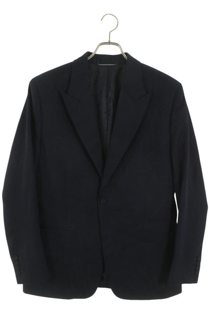 DIOR Oblique All-Over Pattern Tailored Jacket Navy Size L