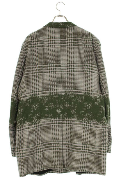 D.Nart.Ampta 23AW Wool Double Jacket Gray/Green Size XXL