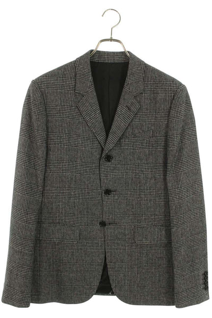 CELINE Prince of Wales Mods Jacket Gray/Black Size M