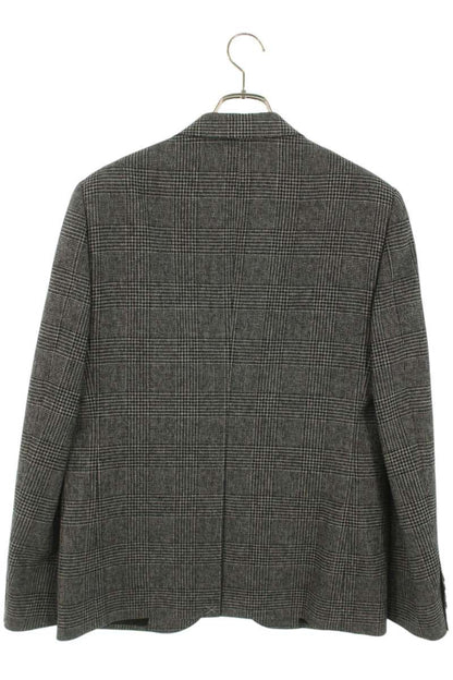 CELINE Prince of Wales Mods Jacket Gray/Black Size M