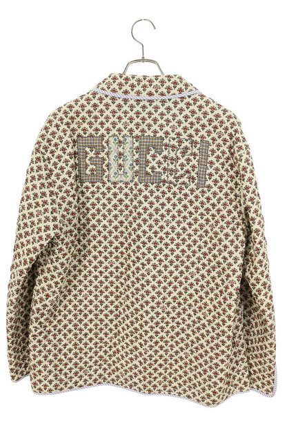 GUCCI GG Monogram Supreme Logo Linen Jacket Size M