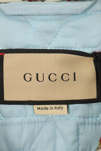 GUCCI GG Monogram Supreme Logo Linen Jacket Size M