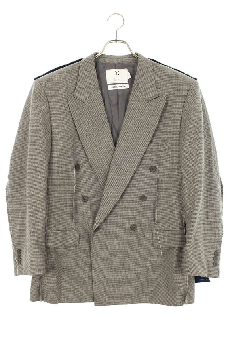 DISCOVERED 24SS Denim Remake Blazer Gray/Indigo Size S