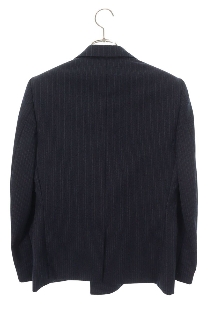 CELINE Wool Double-Breasted Jacket Navy Size XS