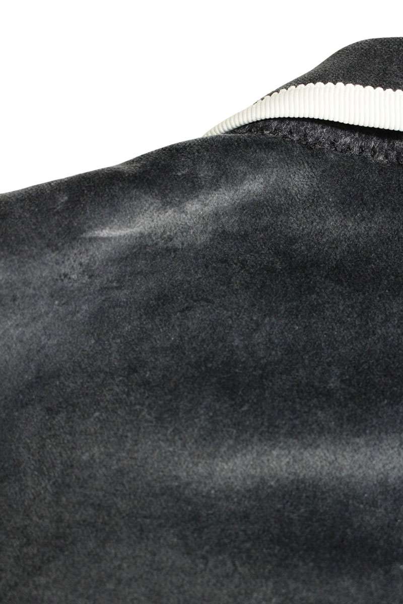 THOM BROWNE 2-Button Velour Jacket Gray Size 2