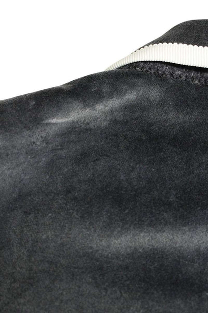 THOM BROWNE 2-Button Velour Jacket Gray Size 2