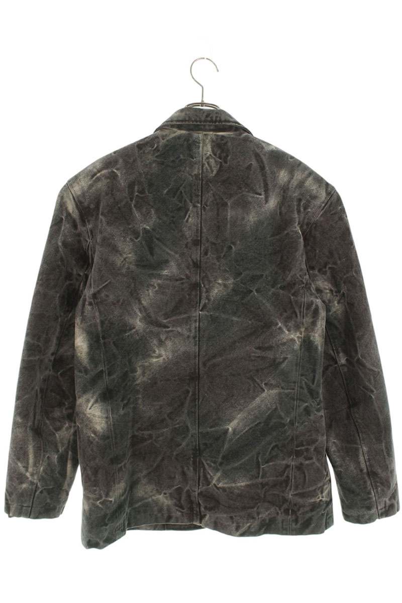 THUG CLUB Distressed Army Tailored Jacket Gray Size L