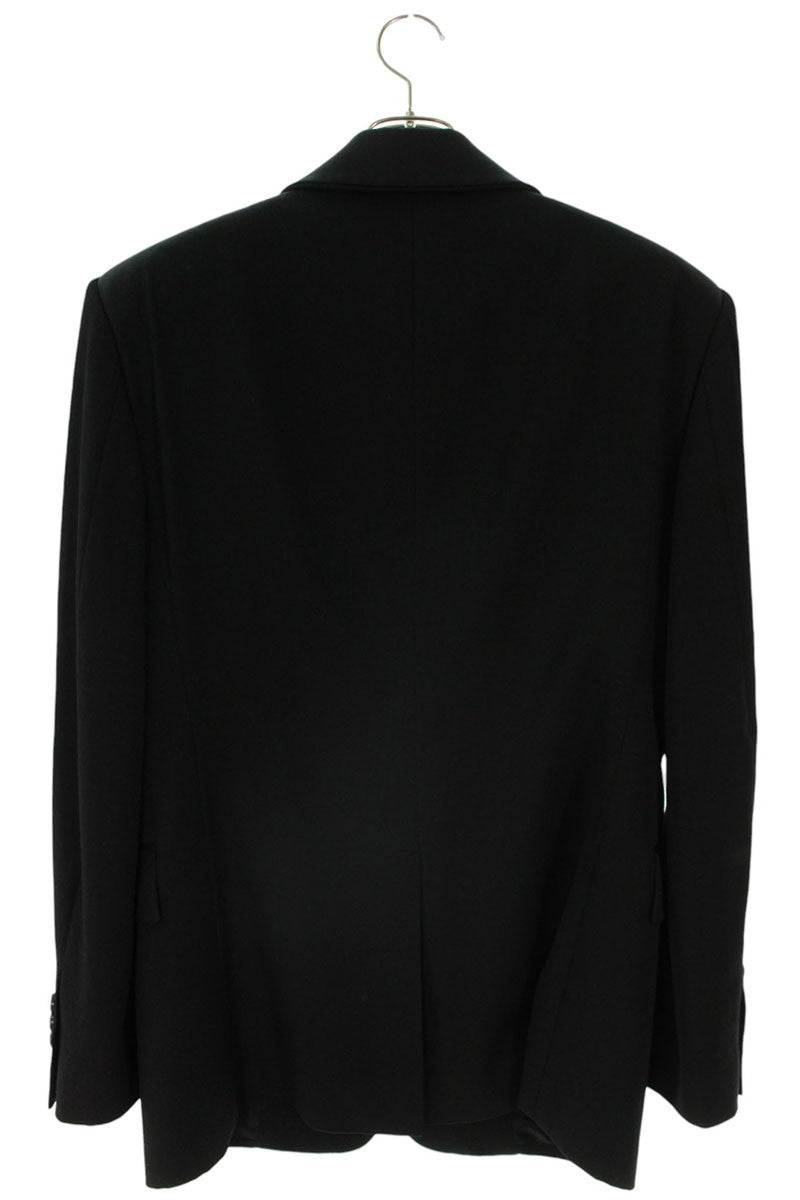 Versace All-Over Pattern Lining Blazer Black Size M
