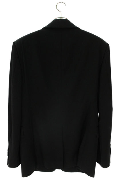 Versace All-Over Pattern Lining Blazer Black Size M
