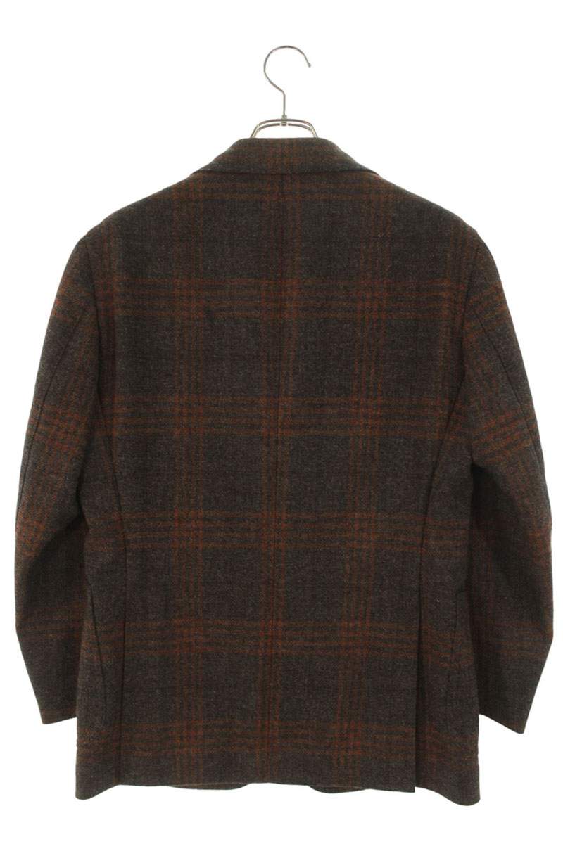 Stile Latino Check Wool 3-Button Jacket Multi Size M
