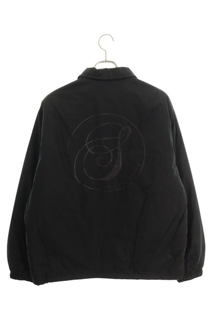 SEQUEL Black Back Print Coach Jacket Size L