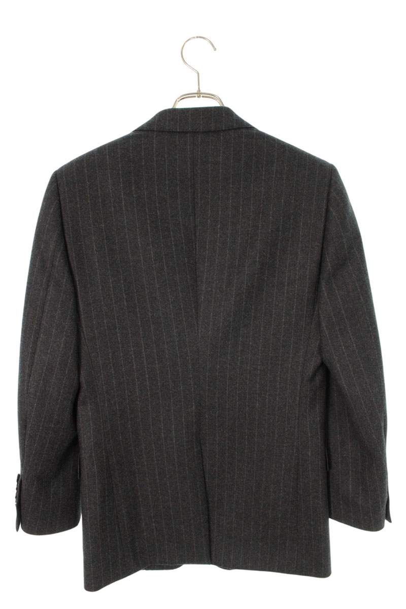 CELINE Cashmere Blend Wool Tailored Jacket Charcoal Size XS