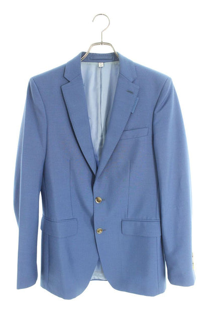 Burberry Wool Tailored Jacket Blue Size 48