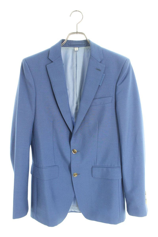 Burberry Wool Tailored Jacket Blue Size 48