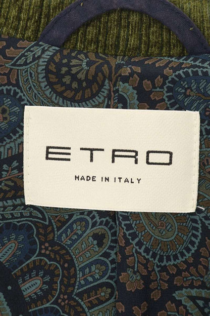 ETRO Corduroy Tailored Jacket Green Size M