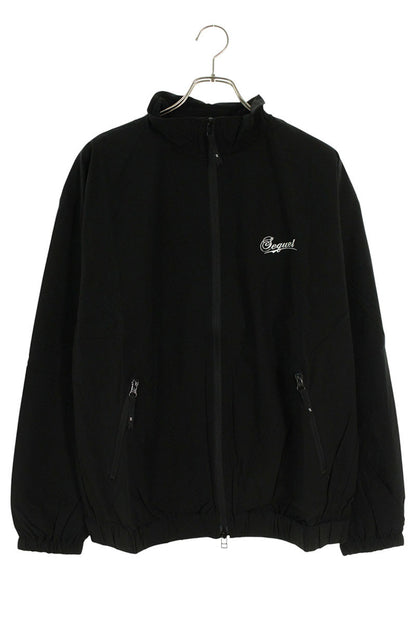 SEQUEL 24AW Logo Embroidered Nylon Jacket Black Size M