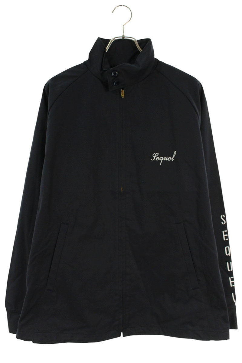 SEQUEL 25SS Logo Print Cotton Jacket Navy Size XL