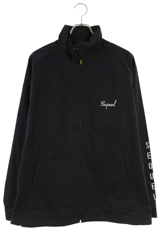 SEQUEL 25SS Logo Print Cotton Jacket Navy Size XL