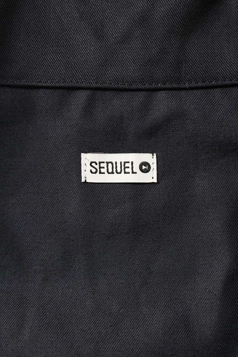 SEQUEL 25SS Logo Print Cotton Jacket Navy Size XL