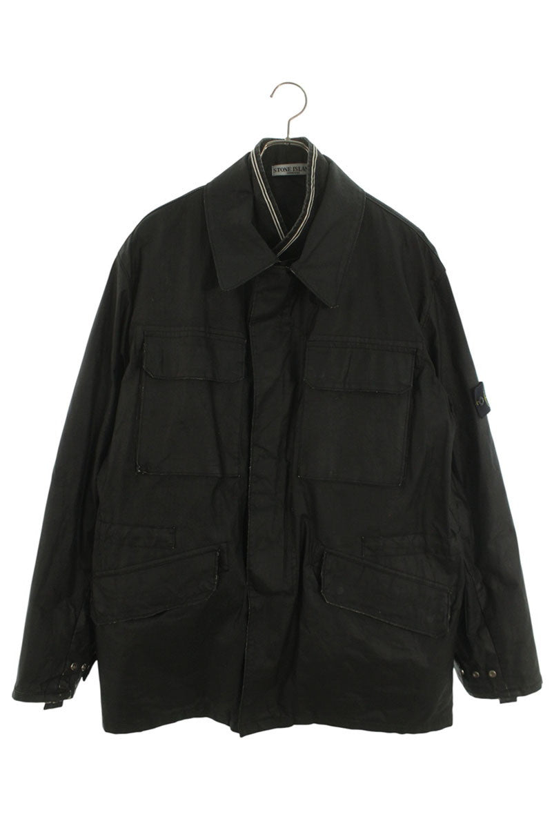 STONEISLAND 99AW Paul Harvey Laminated Cotton Size XL