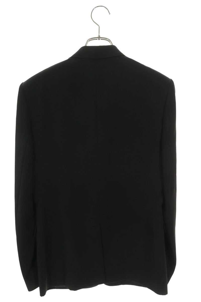 DIOR Black Wool Bee Embroidered Tailored Jacket Size XS
