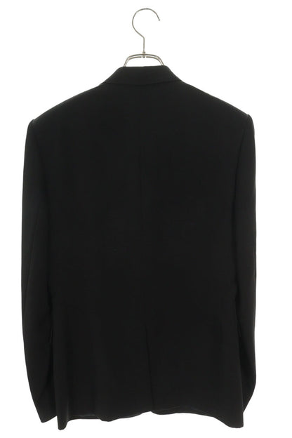 DIOR Black Wool Bee Embroidered Tailored Jacket Size XS