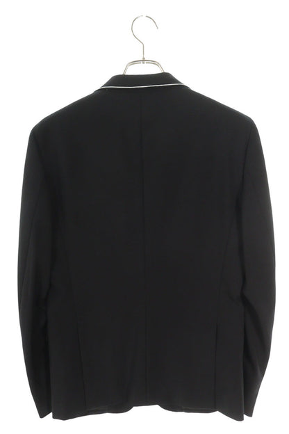 DSQUARED Black 2-Button Wool Blend Tailored Jacket Size S