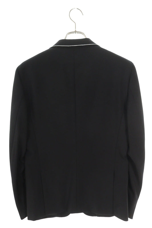 DSQUARED Black 2-Button Wool Blend Tailored Jacket Size S