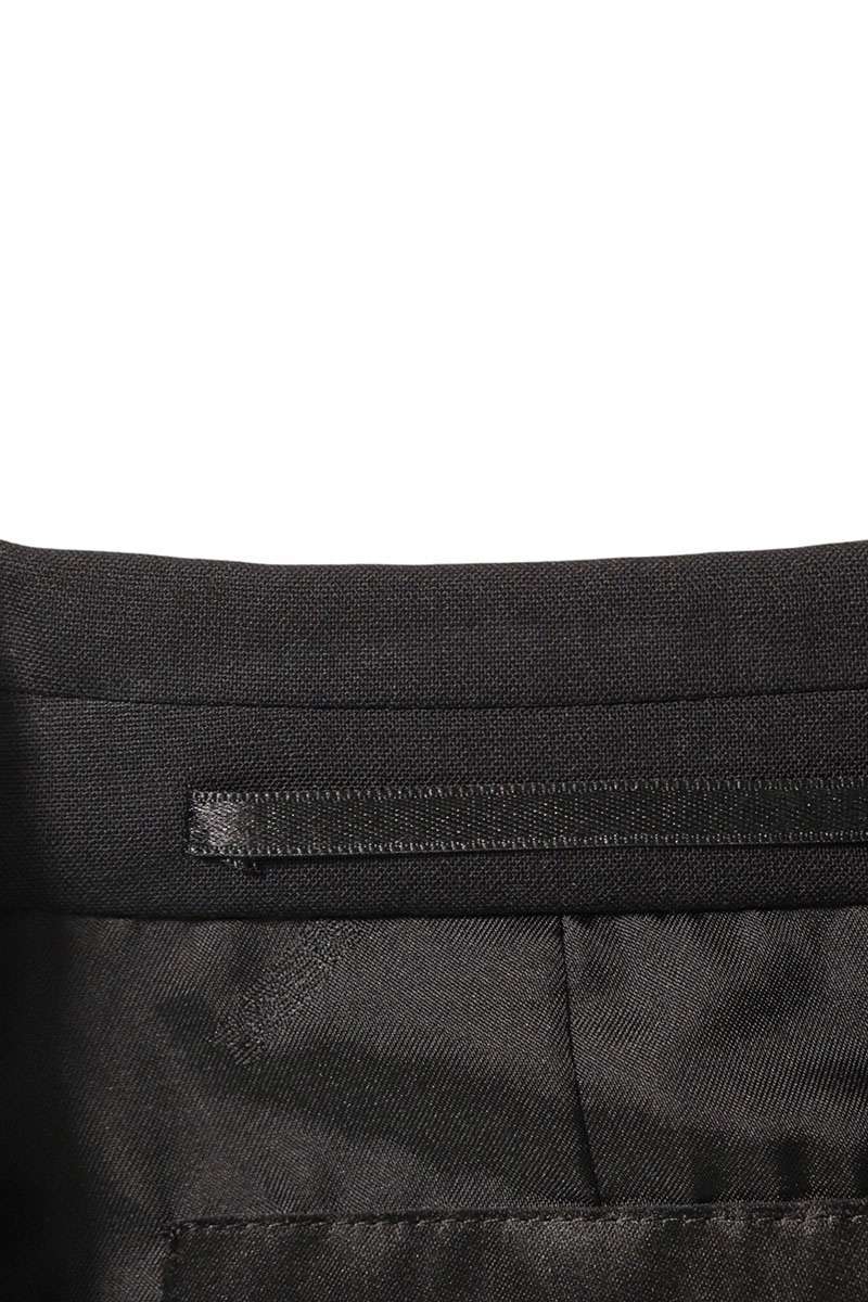 DSQUARED Black 2-Button Wool Blend Tailored Jacket Size S