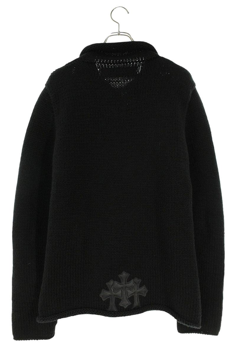 Chrome Hearts Cemetery Patch Cashmere Zip Jacket Size L