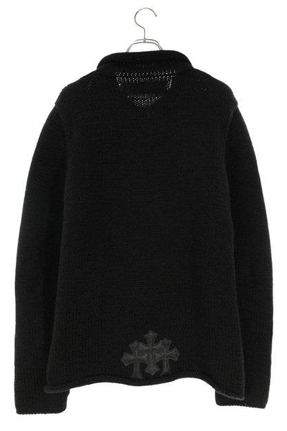Chrome Hearts Cemetery Patch Cashmere Zip Jacket Size L