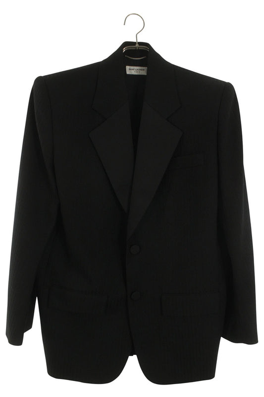 SAINT LAURENT PARIS Striped Oversized Tuxedo Jkt Size U