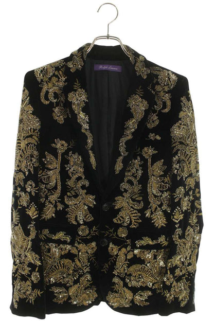 Ralph Lauren Multi Embroidered Velour Tailored Size XS
