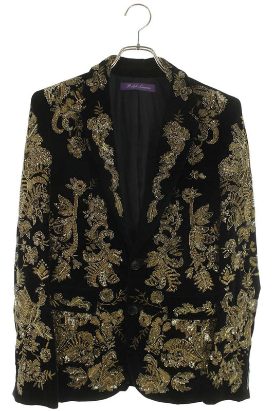 Ralph Lauren Multi Embroidered Velour Tailored Size XS