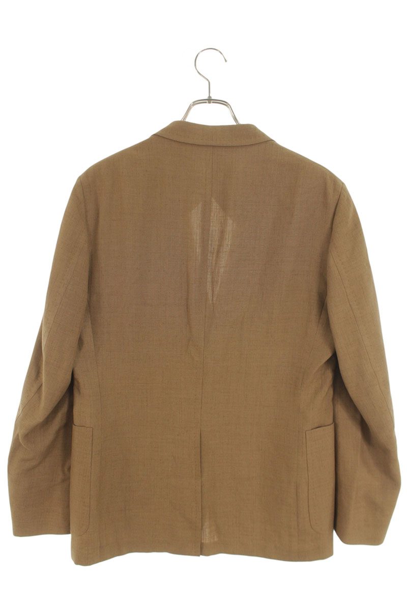 GUCCI Rayon Linen 2-Button Jacket Beige Size 46R