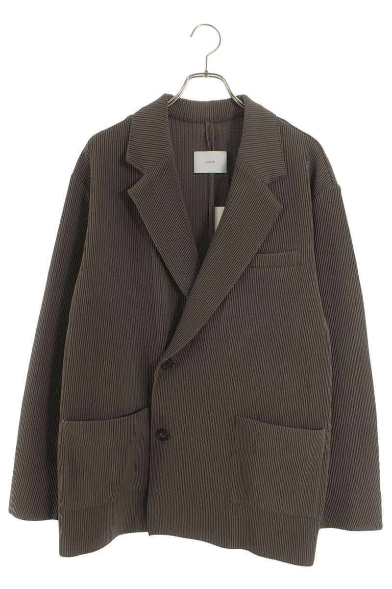 stein Oversized Pleated Polyester Jacket Gray Size M
