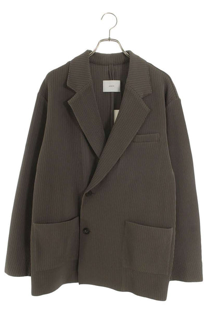 stein Oversized Pleated Polyester Jacket Gray Size M