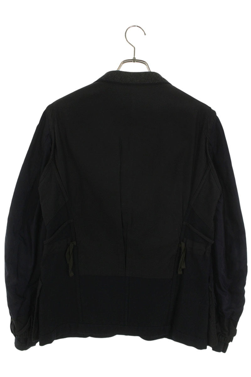 kolor BEACON Wool Blend Patchwork Jacket Multi Size S
