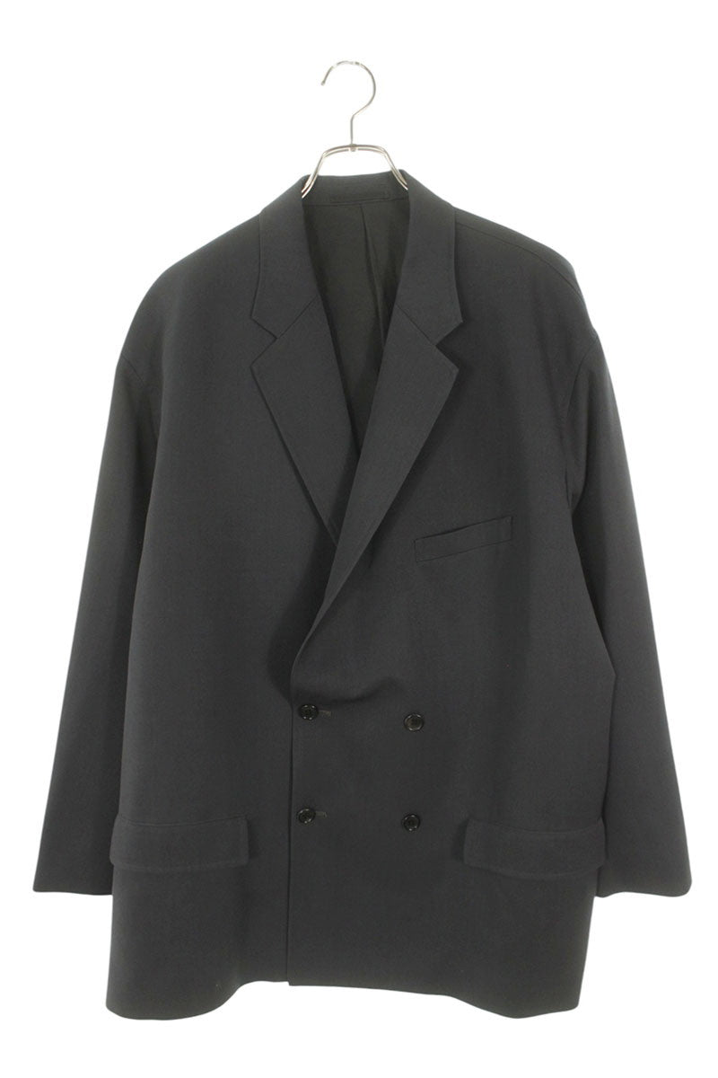 Graphpaper 23AW Wool Gabardine Double Jacket Gray Size L
