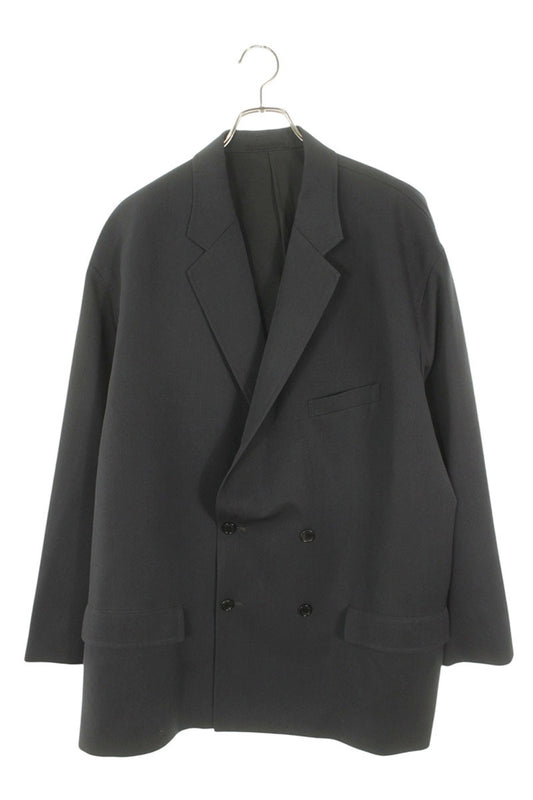 Graphpaper 23AW Wool Gabardine Double Jacket Gray Size L