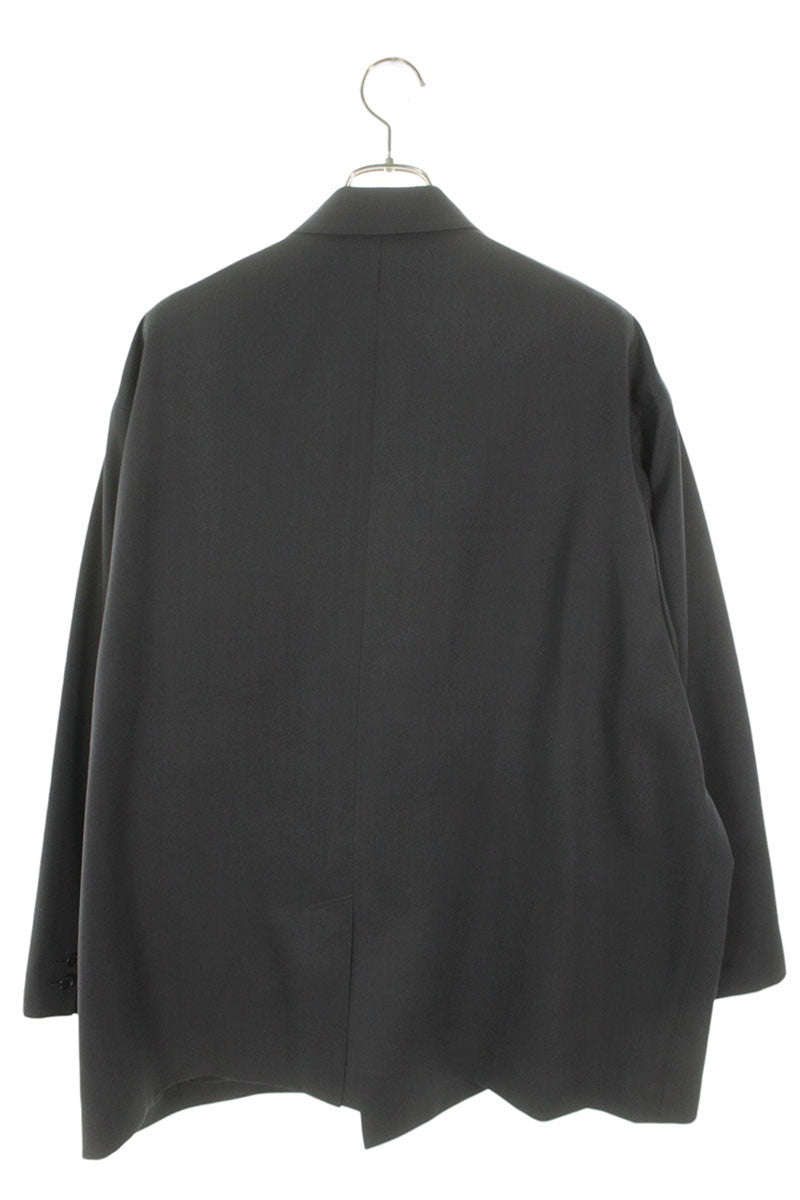 Graphpaper 23AW Wool Gabardine Double Jacket Gray Size L