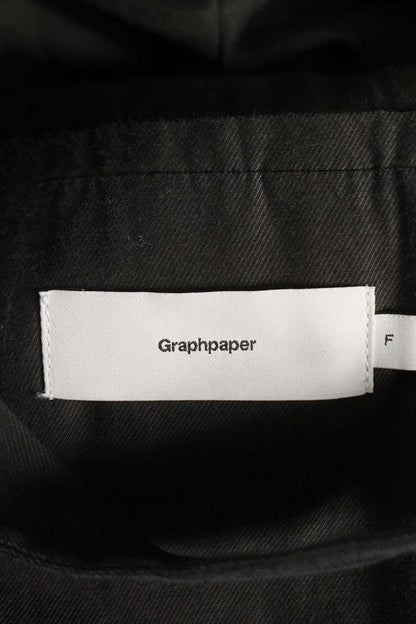Graphpaper 23AW Wool Gabardine Double Jacket Gray Size L