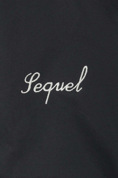 SEQUEL 25SS Logo Embroidered Cotton Jacket Navy Size L