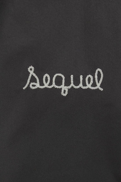 SEQUEL 25SS Gray Logo Embroidered Nylon Jacket Size M
